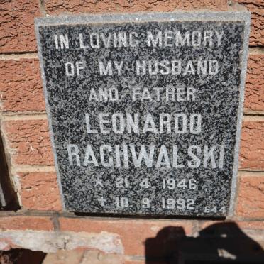RACHWALSKI Leonardo 1946-1992