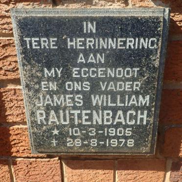 RAUTENBACH James William 1905-1978