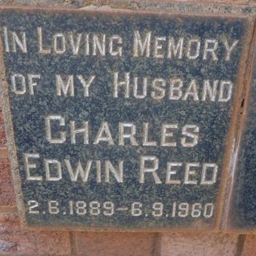REED Charles Edwin 1889-1960