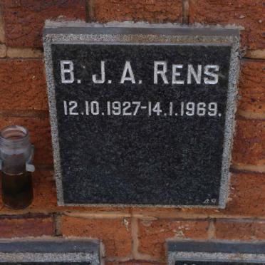 RENS B.J.A. 1927-1969