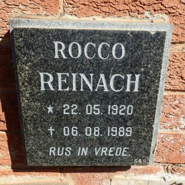 REINACH Rocco 1920-1989