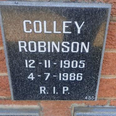ROBINSON Colley 1905-1986