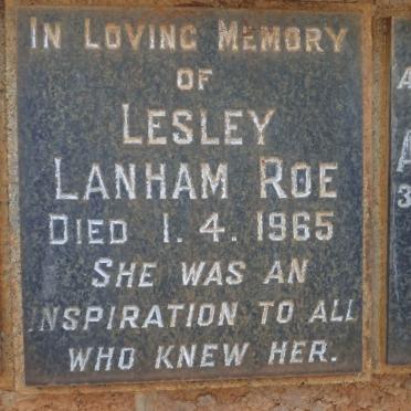 ROE Lesley Lanham -1965