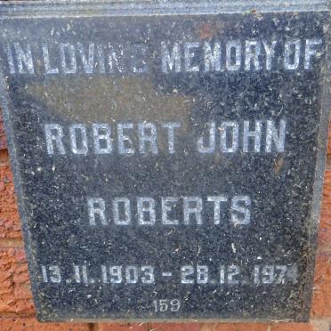ROBERTS Robert John 1903-1974