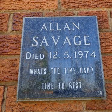 SAVAGE Allan -1974