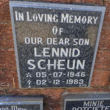 SCHEUN Lennid 1946-1983