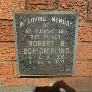 SCHICKERLING Robert B. 1906-1977