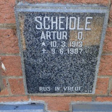 SCHEIDLE Artur O. 1913-1987