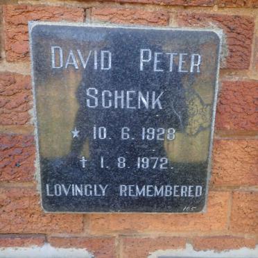 SCHENK David Peter 1928-1972