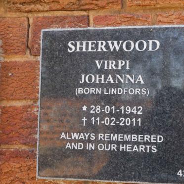 SHERWOOD Virpi Johanna nee LINDFORS 1942-2011