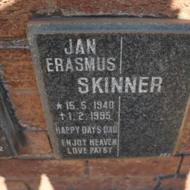 SKINNER Jan Erasmus 1940-1995