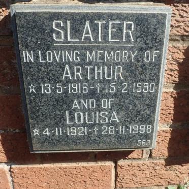SLATER Arthur 1916-1990 &amp; Louisa 1921-1998