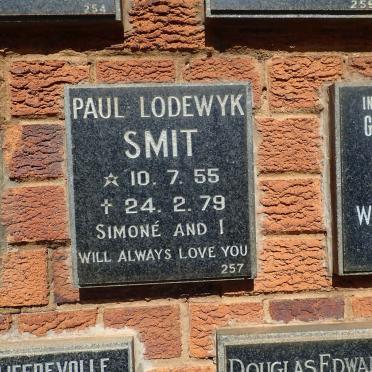SMIT Paul Lodewyk 1955-1979