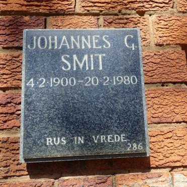 SMIT Johannes G. 1900-1980