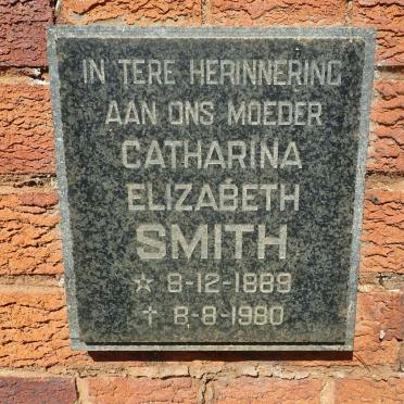 SMITH Catharina Elizabeth 1889-1980