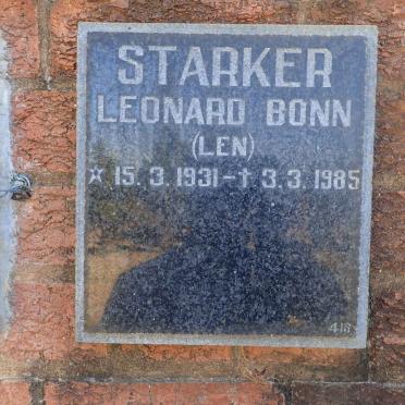 STARKER Leonard Bonn 1931-1985