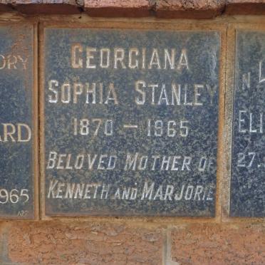 STANLEY Georgiana Sophia 1870-1965