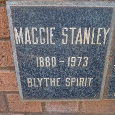 STANLEY Maggie 1880-1973