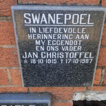 SWANEPOEL Jan Christoffel 1915-1987