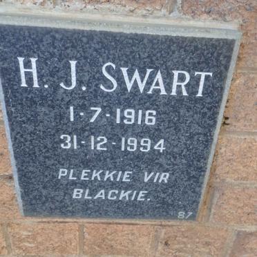 SWART H.J. 1916-1994