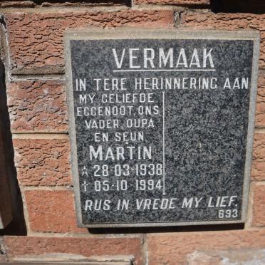 VERMAAK Martin 1938-1994