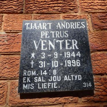 VENTER Tjaart Andries Petrus 1944-1996