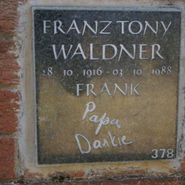 WALDNER Franz Tony 1916-1988