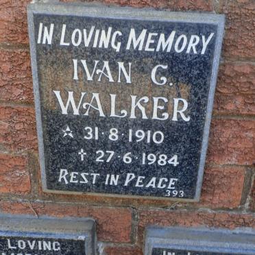 WALKER Ivan C. 1910-1984