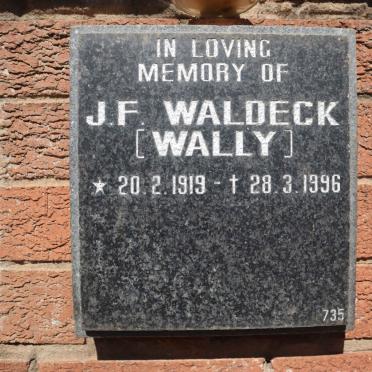 WALDECK J.F. 1919-1996
