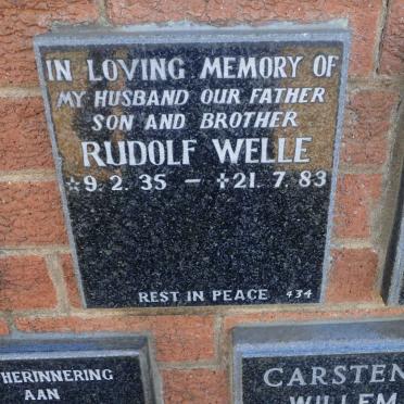 WELLE Rudolf 1935-1983
