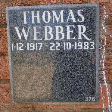 WEBBER Thomas 1917-1983