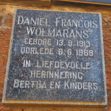 WOLMARANS Daniel Francois 1913-1968