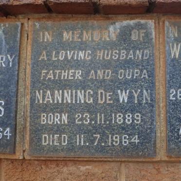 WYN Nanning, de 1889-1964