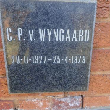 WYNGAARD C.P., v. 1927-1973