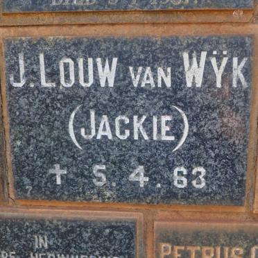 WΫK J. Louw, van -1963