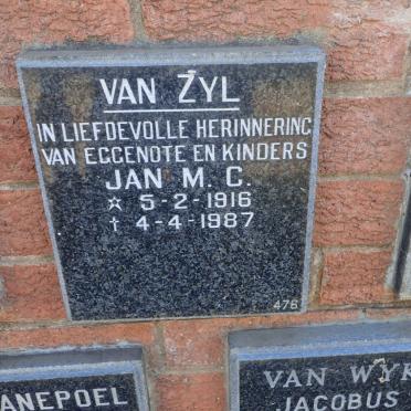 ZYL Jan M.C. van 1916-1987