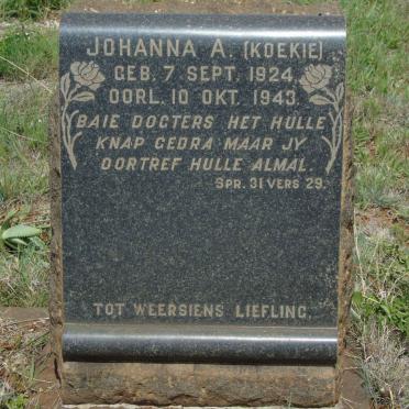 ? Johanna A. 1924-1943