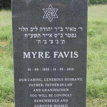 FAVIS Myre 1935-2018