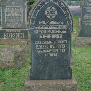 WEINER Joseph -1927