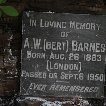 BARNES A.W. 1883-1950