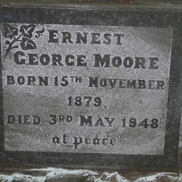 MOORE Ernest George 1879-1948