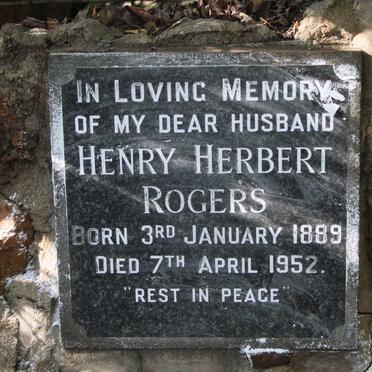 ROGERS Henry Herbert 1889-1952