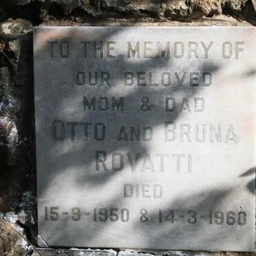 ROVATTI Otto -1950 & Bruna -1960