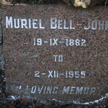 JOHN Muriel, BELL- 1882-1955