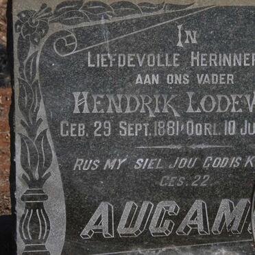 AUCAMP Hendrik Lodewyk 1881-1954