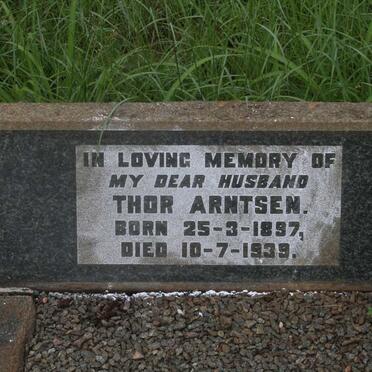 ARNTSEN Thor 1897-1939