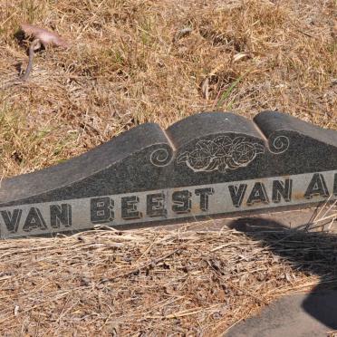 VAN BEEST VAN ANDEL