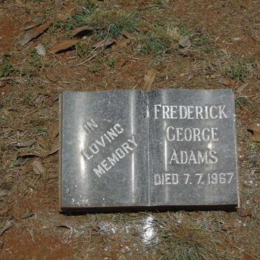 ADAMS Frederick George -1967
