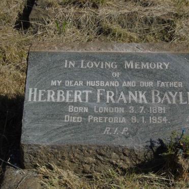 BAYLEY Herbert Frank 1881-1954