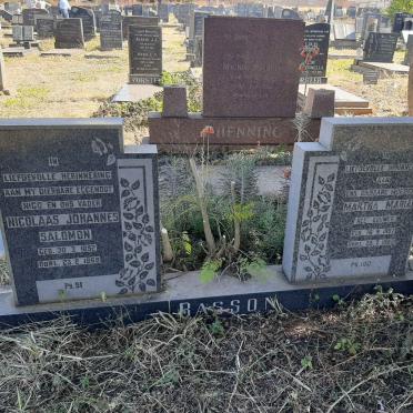 BASSON Nicolaas Johannes Salomon 1892-1968 &amp; Martha Maria BOUWER 1897-1986